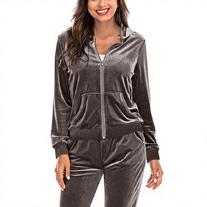 Conjunto Deportivo Informal de Diseño Moderno para Mujer, Sudadera con Capucha de Terciopelo Premium, Forro Polar de Secado Rápido - Product Image 6