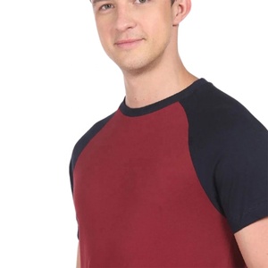 Men's <b>Raglan</b> <b>Sleeve</b> <b>T</b>-<b>shirt</b> Wholesale Baseball Jersey <b>Shirts</b> Custom Color Block Sports Tee - Product Image 3