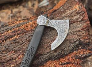 STEEL CRAFT INTERNATIONAL Hand-Forged Carbon Steel Flat Backed Hammer <b>Axe</b> 21" Ashwood Handle DIY Grade ODM 1 Year Woodworking - Product Image 3