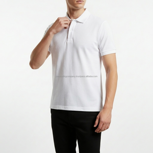 Chemises à manches courtes en coton gaufré 100 % personnalisables par broderie pour uniformes d'entreprise pour hommes – Qualité supérieure, respirantes, décontractées (30+ modèles) - Product Image 1