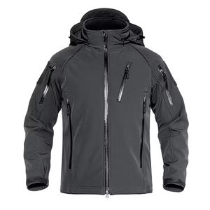 Vêtements de chasse à prix abordable, tenue d'aventure pour froid extrême, séchage rapide, résistants à l'eau, vêtements de randonnée, softshell d'extérieur avec fermeture éclair - Product Image 3