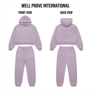 Sudadera con Capucha Reversible de Forro Polar Rosa para Mujer, con Cierre de Cordón, Ecológica, para Invierno, 320 GSM, Algodón Grueso, Estilo Urbano Personalizado - Product Image 2