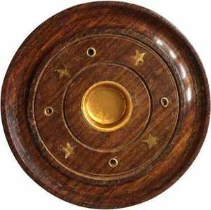 Novedad 2026: Soporte de Incienso de Latón y Madera para el Hogar, Templos Festivos y Uso en Aromaterapia – Bandeja Moderna Hecha a Mano para Incienso - Product Image 2