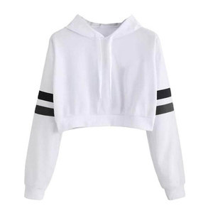 Hoodies Crop Top Oversize pour Femmes, Vente en Gros, Automne/Hiver - Product Image 2