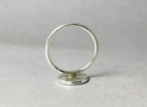 925 Sterling Silver Spiral <b>Ring</b> Natural Stone <b>Stacking</b> <b>Ring</b> Handmade Women's Fine Jewelry - Product Image 6
