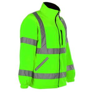 2026 Custom Eco-Friendly <b>Waterproof</b> Breathable Hi Vis Reflective Safety Men <b>Work</b> Quilted Zip-Up Stand Jacket - Product Image 6