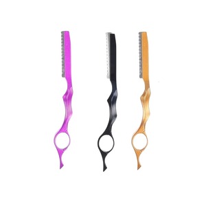 Navaja de Peluquería Profesional de Acero Inoxidable de Alta Calidad, Cuchilla Única de Precisión, Herramienta Duradera y Personalizable para Salón - Product Image 1