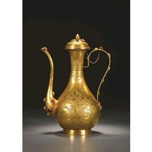 Pichet en cuivre artisanal - Design contemporain, écologique, contenant de boisson de 1000 ml pour l'eau potable, usage domestique et cuisine - Product Image 3