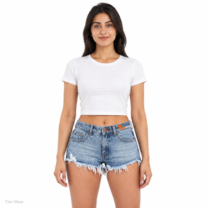 NEW 2026 Custom women <b>Shorts</b> Denim Women Knee Length Unique Style Casual Streetwear Fashion <b>Shorts</b> Denim For Women - Product Image 2