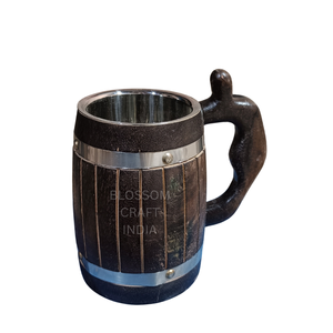 Taza de Madera Clásica de la Mejor Calidad, Hecha a Mano con Madera Natural Ecológica, para Café y Té - Product Image 1