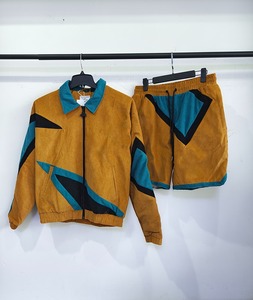 Conjuntos de Chaqueta Cortavientos y Pantalones Cortos de Pana Estilo Vintage de los 90, Unisex, de Alta Calidad y Precio Económico al por Mayor - Product Image 4