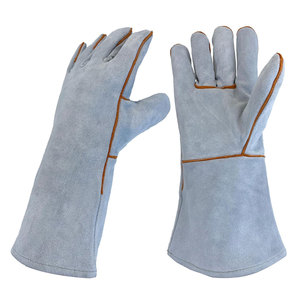 Anti-Chemical And Anti Slip Safety Working <b>Gloves</b> Factory Made Custom Design Cow Leather Safety <b>Gloves</b> - Product Image 2