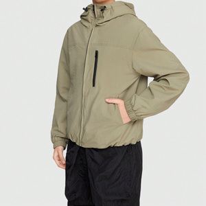 <b>Women</b> <b>Light</b> Green Windbreaker <b>Jacket</b> Hooded Sporty Coat Ladies Fashion Lightweight Outerwear Casual Zip Up Outdoor Top - Product Image 5