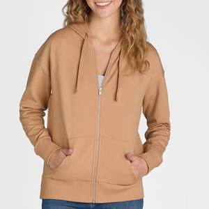 Women's Hoodies Customized Trendy Women casual Zip Up Hoodie with Soft Fabric for Casual and Streetwear - Product Image 5