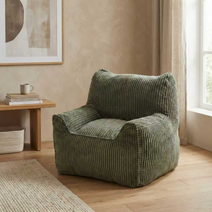 Sofá Cama Reclinable Moderno Tipo Puff con Espuma Comprimida Suave y Funda Extraíble, Sofá de Piso Individual para Adultos - Product Image 1