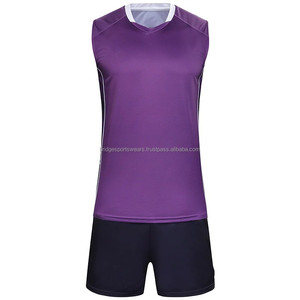 Ensemble d'uniformes de volley-ball personnalisés, impression par sublimation, 100% polyester, respirant, séchage rapide - Product Image 5