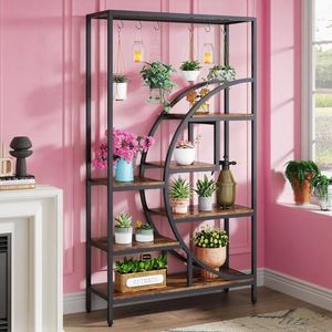 Plant Stand <b>Bookcase</b> for Display and Organization - Product Image 1