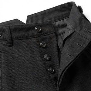 Pantalon Militaire Allemand de Qualité en Gros, Coupe Droite, en Toile Légère et Écologique pour Homme, Coutures Robustes, Taille Flexible - Product Image 6