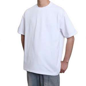 Camiseta Blanca Premium de Manga Corta con Cuello Redondo, Corte Regular para Hombre, 100% Algodón, Jersey Casual Transpirable, con Logotipo Personalizado - Product Image 1