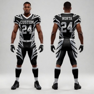 Uniforme de football sublimé personnalisé pour équipe avec ventilation avancée et ajustement léger et confortable pour le jour du match - Product Image 2