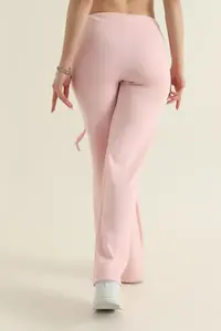 Pantalon cargo décontracté à taille haute avec poches latérales à rabat, pantalon de jogging pour femme, idéal pour l'entraînement et la course à pied - Product Image 5