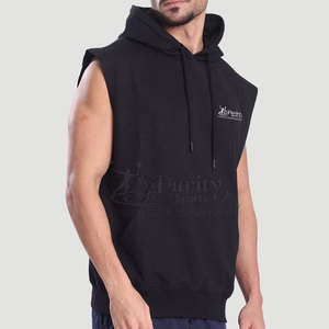 Pièce de mode tendance : Sweat-shirts sans manches à texture lisse, style streetwear - Product Image 3