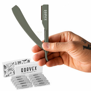 Kit de Navajas de Afeitar Rectas Razors Ultra Exposure de 2 mm con 10 Cuchillas - Product Image 1