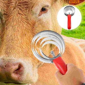 Peigne à Curry Réversible Professionnel pour l'Élimination des Poils – Outil de Toilettage pour Chevaux, Bovins et Animaux - Product Image 5