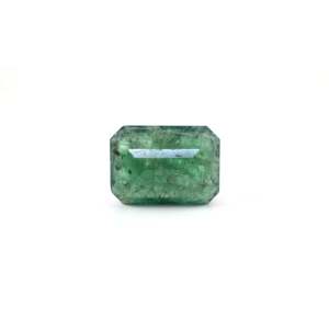 Natural Zambian Emerald 11.18 Carat Emerald Cut Loose Gemstone for Fine Jewelry - Product Image 2