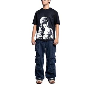 ออกแบบเสื้อยืดสกรีนลายสไตล์ของคุณเอง ดีไซน์ไม่ซ้ำใคร สำหรับผู้ใหญ่ ไซส์ใหญ่พิเศษ  ขั้นต่ำในการสั่งซื้อน้อย เสื้อผ้าสตรีทแวร์สำหรับฤดูร้อน - Product Image 2