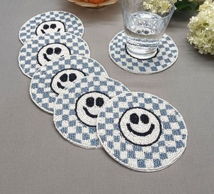 Contemporary Seed Beaded <b>Coaster</b> <b>Set</b> For Dining & Coffee Tables Embroidery Table Protection Mats For Home Hotel Decoration - Product Image 5
