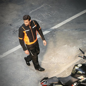 Vestes de moto d'aventure personnalisées, équipement de tourisme imperméable, vêtements de protection de niveau 1, fabrication OEM au Pakistan - Product Image 5