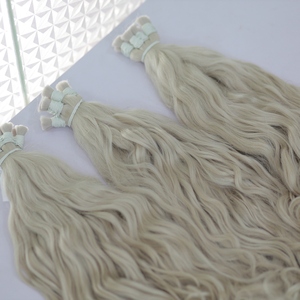 Extensiones de cabello ruso real largo Paquetes de calidad premium Extensiones de cabello humano ruso - Product Image 1