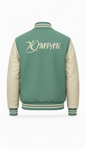 Authentic Winter Varsity <b>Jacket</b> Hooded Eco-Friendly Professional American Style Contrast Sleeves Front Logo - Product Image 3