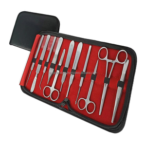 Kit de dissection en acier inoxydable avancé Kit d'instruments d'exploitation pour la chirurgie mineure Instruments chirurgicaux de base pour l'anatomie - Product Image 1