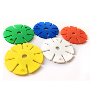 1400 piezas de juguete de bloques de construcción con forma de flor redonda y copo de nieve en 5 colores, material didáctico. - Product Image 5