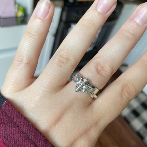 925 Sterling <b>Silver</b> Honey Bee <b>Spinner</b> <b>Ring</b> Handmade Fidget Thumb <b>Ring</b> For Unisex Elegant Wedding or Party Gift - Product Image 2