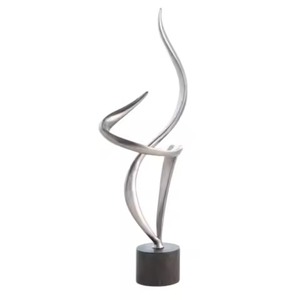 <b>Decorative</b> Metal Sculpture Modern Art Figurine Showpiece Home Living Room Office <b>Table</b> <b>Decor</b> - Product Image 3