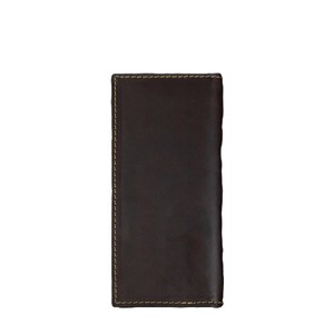 Portefeuille de voyage de luxe en cuir véritable marron, porte-passeport double fin, organiseur, étui de protection pour billets et documents - Product Image 6