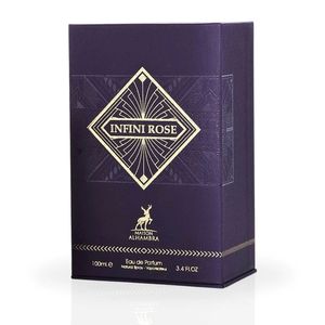 Parfum INFINI ROSE 100ml par Alhambra Eau de Parfum Parfum unisexe en vaporisateur avec parfum d'Oud arabe Meilleur parfum de Dubaï - Product Image 3