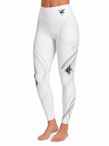 Compression Fitness Wear With OEM 2026 KAMPFER INDUSTRIES Women's <b>High</b> <b>Waist</b> Full Length <b>Leggings</b> <b>Black</b> Green Print Sporty - Product Image 1