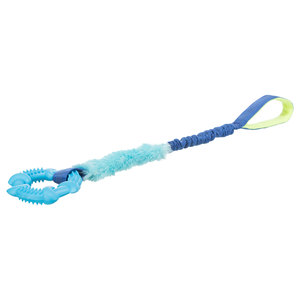 Cuerda elástica con anillo rosa de 10 a 56 cm, juguete para perros - Product Image 3