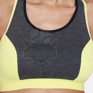 Sujetador Deportivo Transpirable para Yoga, de Secado Rápido, con Gran Soporte, Spandex/Poliéster, Sin Costuras, con Relleno Extraíble, Cuello Redondo, Tirantes No Ajustables - Product Image 3