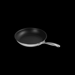 Nonstick Frying <b>Pan</b> Stainless Steel Round Minimalist Design PTFE Coating For Gas <b>And</b> Induction Cooker - Product Image 3