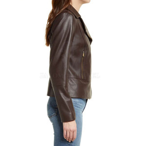 Veste en cuir pour femme, douce, élégante, légère et confortable, idéale pour le style quotidien et l'utilisation en hiver. - Product Image 3