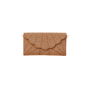 Pochette de soirée en toile brodée personnalisée avec perles, style Hail Cleo, pour le Mardi Gras, fermeture éclair, capacité moyenne, tendance - Product Image 1