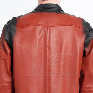 Camisa de Cuero para Hombre, Corte Entallado, Cuero Genuino, Textura Suave, Elegante, Cierre de Botones, Manga Larga, Duradera, Casual, Transpirable, Ecológica - Product Image 5