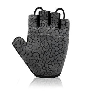 Guantes de Gimnasio de Cuero con Dedos Separados, Negros, Antideslizantes, con Cierre de Tirón, Correa Ajustable para la Muñeca, para Diestros, Unisex - Product Image 2