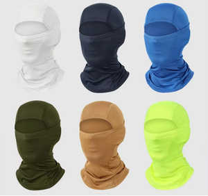 Cagoule noire respirante pour le ski, masque intégral, protection UV, cache-cou pour le cyclisme et la moto - Product Image 6