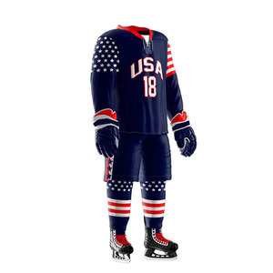 Ensemble d'uniformes de hockey sur glace personnalisés avec tissu performant anti-humidité - Product Image 2